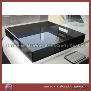 Boom Black Eco-friendly Hot Plexiglass Food/Fruit Tray